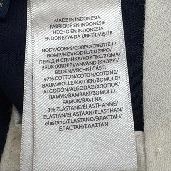 Polo by Ralph Lauren Navy Blue White Logo Men's Shorts EUC - Picture 7 of 9